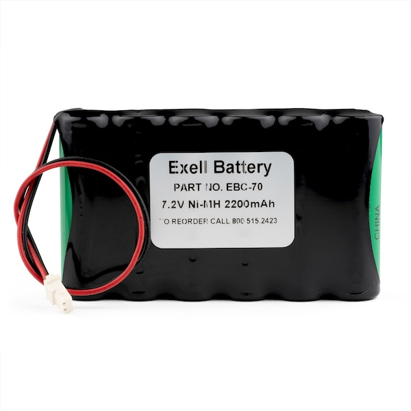 Exell NiMH 7.2V 2000mAh Ademco Lynx Alarm Systems Replacement Battery